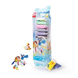 Моделин Deli Genius EY251-12, с инструменти, 12 цвята х 6 г