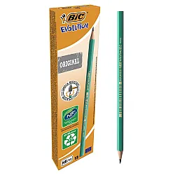 Молив без гума BiC Evolution 650, шестоъгълно тяло, HB