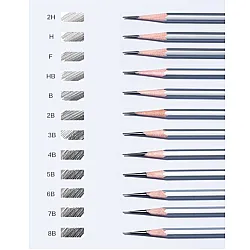 Молив без гума Deli Dmast EC392-4B, шестоъгълно тяло, 4B