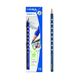Молив без гума LYRA Groove Slim Graphite, триъгълно тяло, грип зона, HB