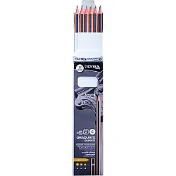 Моливи без гума LYRA Graduate Graphite, шестоъгълно тяло, HB-5B, 6 бр.