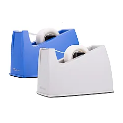 Настолен тиксодържач Deli Simpli E810, 145x63x93 мм, за ленти до 19 мм х 33 м, син