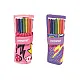 Навиващ се несесер MITAMA 2 in 1 Glitter Roll от 10 цветни химикалки, 7 лепила, 8 флумастери