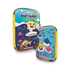 Несесер с пълнеж MITAMA Baby Shark 3D от 8 флумастери и 8 восъчни пастели