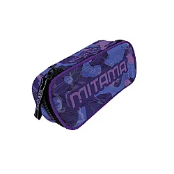 Несесер с пълнеж MITAMA Ovale PURPLE CAMU от 3 химикалки и 2 молива с гума HB