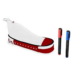 Несесер с пълнеж PIGNA Sneaker с две отделения, 4 маркера