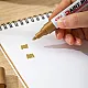 Paint маркер Deli EU500-GD, объл връх 2 мм, златен