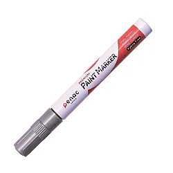 Paint маркер Penac, объл връх 2-4 мм, сребърен