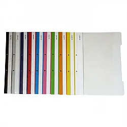 Папка с машинка и перфорация LEITZ, A4, PP 170 mic, кристал, светлосиня