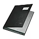 Папка за подписи LEITZ, 240х340 мм, A4+,  рециклиран картон 700 г с РР фолио, 10 отделения, черна