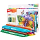 Пастели пластик Deli Color Emotion EC20010, ф 8 мм, 60 мм, 18 цвята