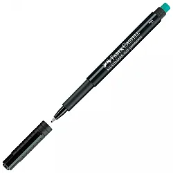 Перманентен маркер Faber-Castell 151399 OHP-F, 0.6 мм, черен