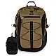 Раница MITAMA REVO Desert Khaki, унисекс, 3 отделения, кафява