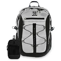 Раница MITAMA REVO Husky Grey, унисекс, 3 отделения, светлосива