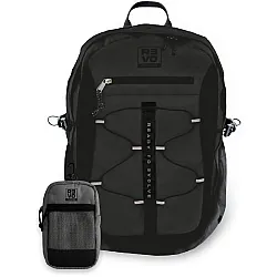 Раница MITAMA REVO Midnight Black, унисекс, 3 отделения, черна