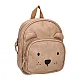Раница за детска градина KIDZROOM Beary Excited, пясъчно кафява, 2 отделения