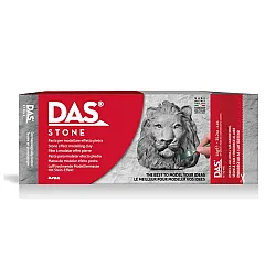 Самосъхнеща глина DAS Grey Stone, с ефект на камък, 1 кг, сива