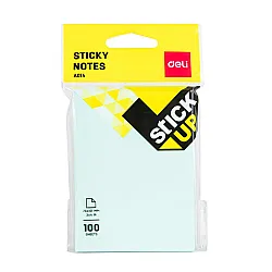 Самозалепващи листчета Deli Stick Up EA01402, 76х101 мм, 100 л., пастелно сини