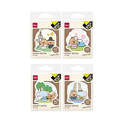 Самозалепващи листчета Deli Stick Up Capypets EA962, 50х50 мм, 40 л.