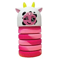 Силиконов несесер MITAMA BOOM! Puppy Cow, разтягащ се, d7см, 13-20 см, бяла крава