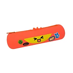 Силиконов несесер MITAMA MITAMINI Orange Game, с цип, 22х6.5 см, оранжев