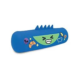 Силиконов несесер MITAMA MITAMINI Blue Game, с цип, 22х6.5 см, син