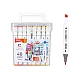 Sketch маркери Deli Color Emotion E70801-48, объл връх 1 мм, скосен връх 7 мм, 48 цвята