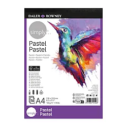 Скицник за пастели DALER-ROWNEY Simply Pastel, А4, 150 г/кв.м, 14 л.