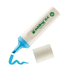 Текстмаркер edding 24 EcoLine, скосен връх 2-5 мм, син