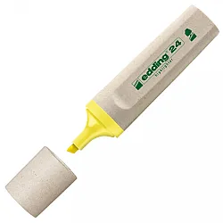 Текстмаркер edding 24 EcoLine, скосен връх 2-5 мм, жълт