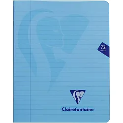 Тетрадка Clairefontaine Mimesys, А5+, 165х210 мм, 36 л., линиран офсет 90 г, PP подвързия, цветна