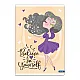Тетрадка LASTVA Cute, A4, 52 л., линиран офсет 80 г, корица 300 г, мат ламинат, с блясък