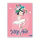 Тетрадка LASTVA Cute, A5, 52 л., линиран офсет 80 г, корица 300 г, мат ламинат, с блясък