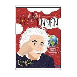Тетрадка LASTVA Great Minds, A5, 52 л., линиран офсет 80 г, корица 300 г, мат ламинат, UV лак