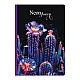 Тетрадка LASTVA Neon Flowers, A4, 96 л., линиран офсет 70 г, твърда корица, мат ламинат, UV лак