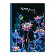 Тетрадка LASTVA Neon Flowers, A4, 96 л., линиран офсет 70 г, твърда корица, мат ламинат, UV лак