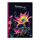 Тетрадка LASTVA Neon Flowers, A4, 96 л., линиран офсет 70 г, твърда корица, мат ламинат, UV лак
