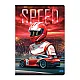 Тетрадка LASTVA Speed, A4, 52 л., линиран офсет 80 г, корица 300 г, мат ламинат, UV лак