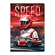 Тетрадка LASTVA Speed, A5, 52 л., линиран офсет 80 г, корица 300 г, мат ламинат, UV лак