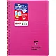 Тетрадка със спирала Clairefontaine Koverbook, А4+, 80 л., линиран офсет 90 г, PP подвързия, циклама