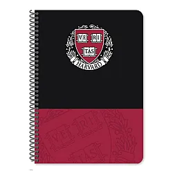 Тетрадка със спирала HARVARD, А5, 60 л., линиран офсет 70 г, 2 теми, корица картон