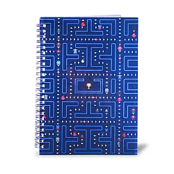 Тетрадка със спирала PIGNA Electronic Games, А5, 160 л, линиран офсет 80 г, твърда корица, 3D ефект