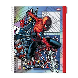 Тетрадка със спирала SPIDERMAN, A5, 60 л., линиран офсет 70 г, PVC пауч с цип