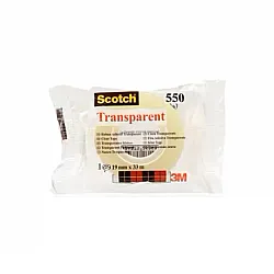 Тиксо Scotch 550 Transparent, 19 мм х 33 м, кристално