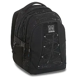 Ученическа раница MITAMA #BDBF LightDark, унисекс, 4 отделения, USB Port
