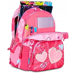 Ученическа раница MITAMA NEW PLUS FunnyPink, 4 отделения