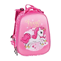 Ученическа раница PULSE Anatomic Cube Pink Magic, 2 отделения