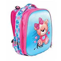 Ученическа раница PULSE Anatomic Cube Teddy, 2 отделения
