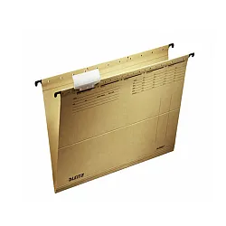 Висяща папка за картотека LEITZ Alpha, 344х250 мм, без машинка, с метални шини, картон 210 г