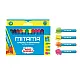 Восъчни пастели MITAMA Super Washable, ф 10 мм, 100 мм, 10 интензивни + 4 неонови цвята